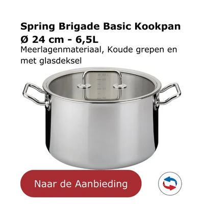 Spring Brigade Basic Kookpan Ø 24 cm - 6,5L